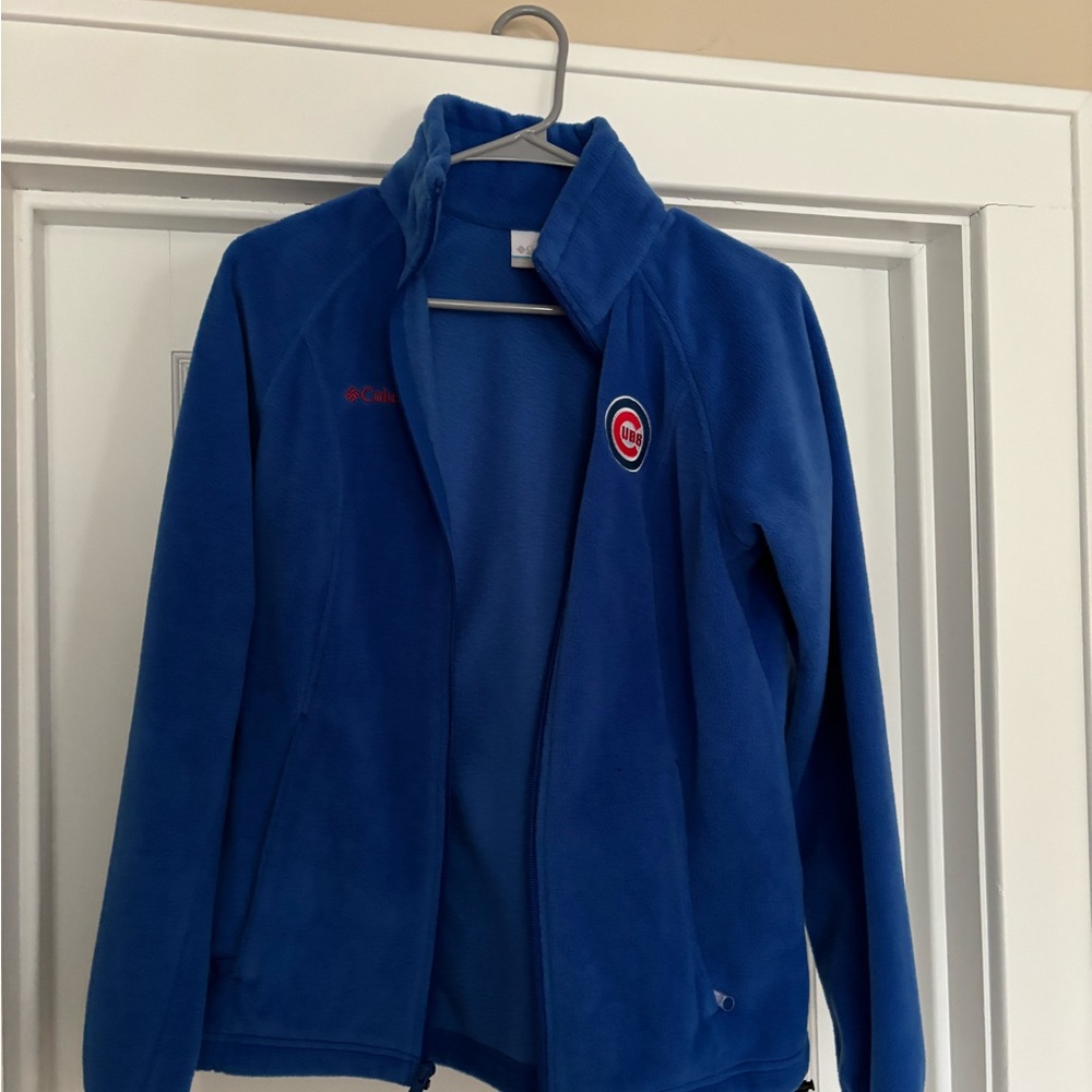 Columbia Royal Blue Chicago Cubs fleece jacket